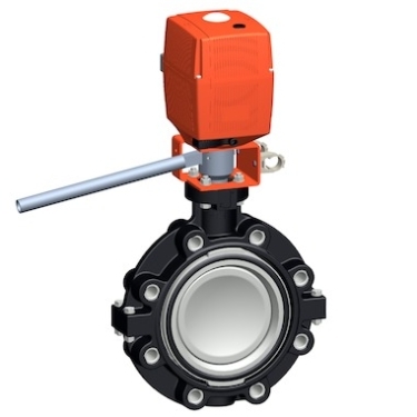 +GF+電動(dòng)塑料蝶閥 144型蝶閥PVC-C