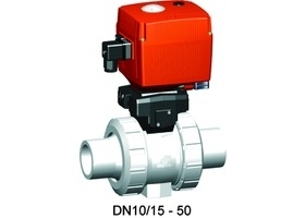 電動(dòng)塑料球閥 +GF+107型球閥 帶承插焊插端電動(dòng)球閥