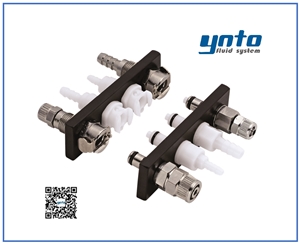 Multi–Mount 多管道面板系列接頭，CPC塑料快速接頭 Multi-Mount Series